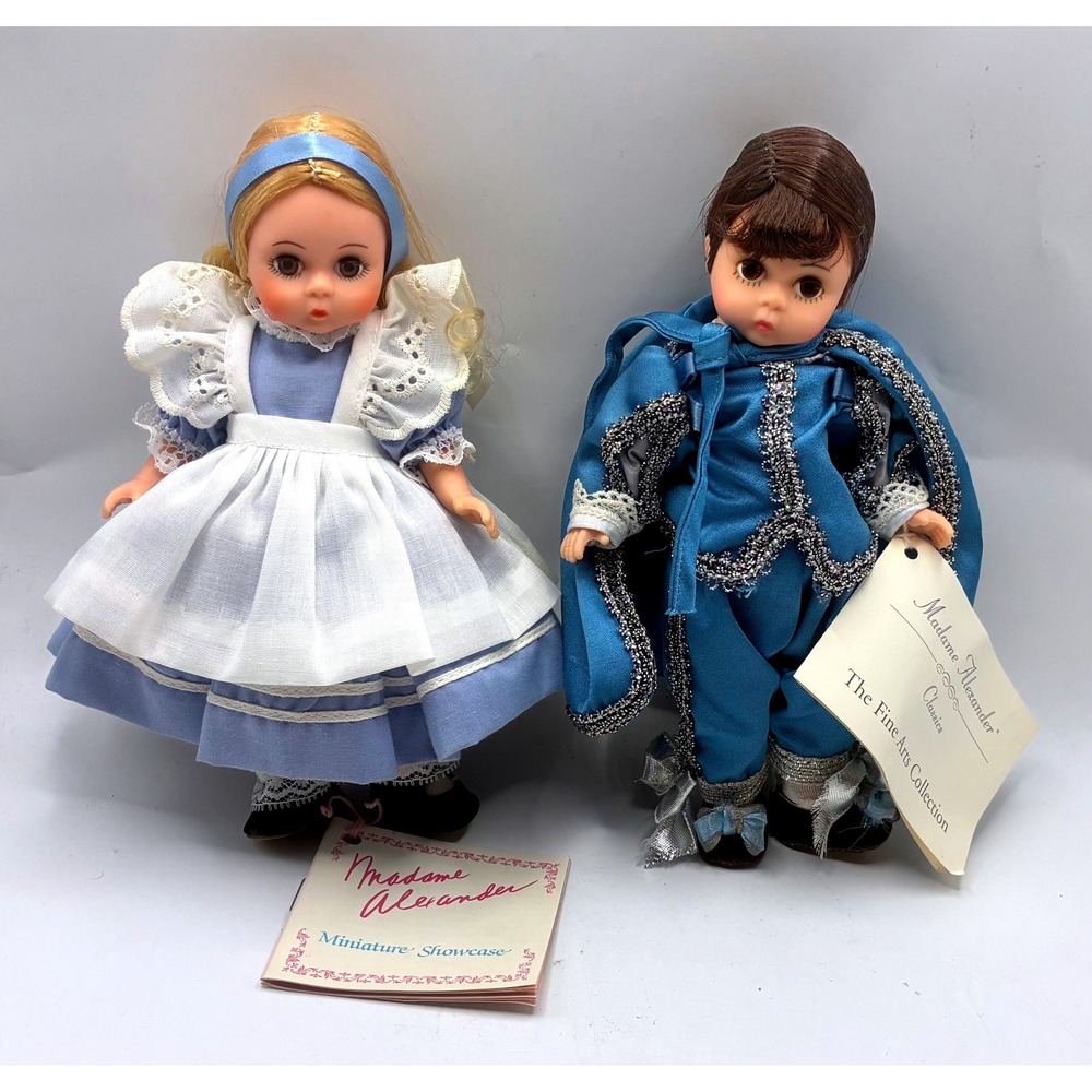 Madame Alexander Alice & The Blue Boy Doll 8" Showcase Collection Set of 2